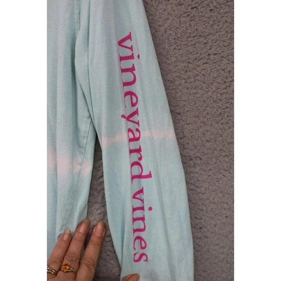 Vineyard Vines Long Sleeve T-Shirt-Size Small-Tie Dye-Whale-Logo - Picture 4 of 8